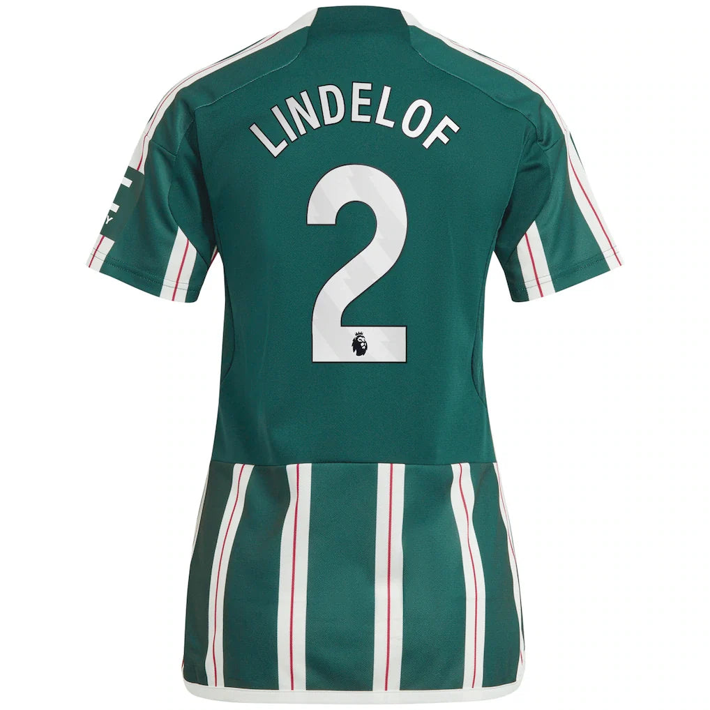 Victor Lindelof Manchester United adidas Women's 2023/24 Away Replica Player Jersey - Green