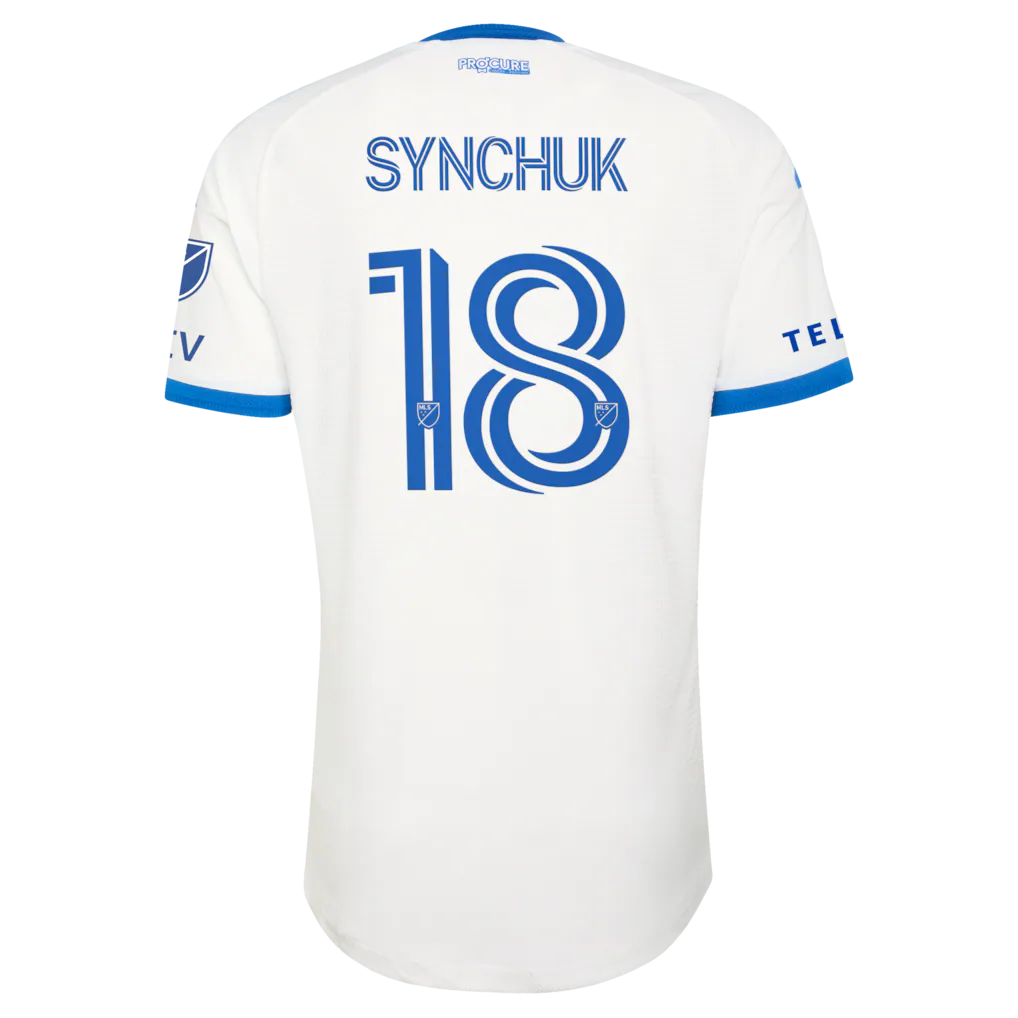 Hennadii Synchuk CF Montreal adidas 2026 The Procure Jersey On-Field Authentic Patch Jersey - White