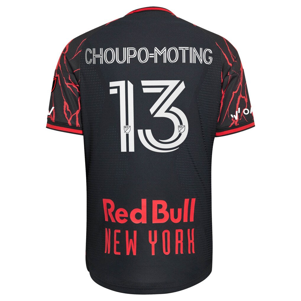 Eric Maxim Choupo-Moting New York Red Bulls adidas 2026 The Rooted Kit On-Field Authentic Patch Jersey - Black
