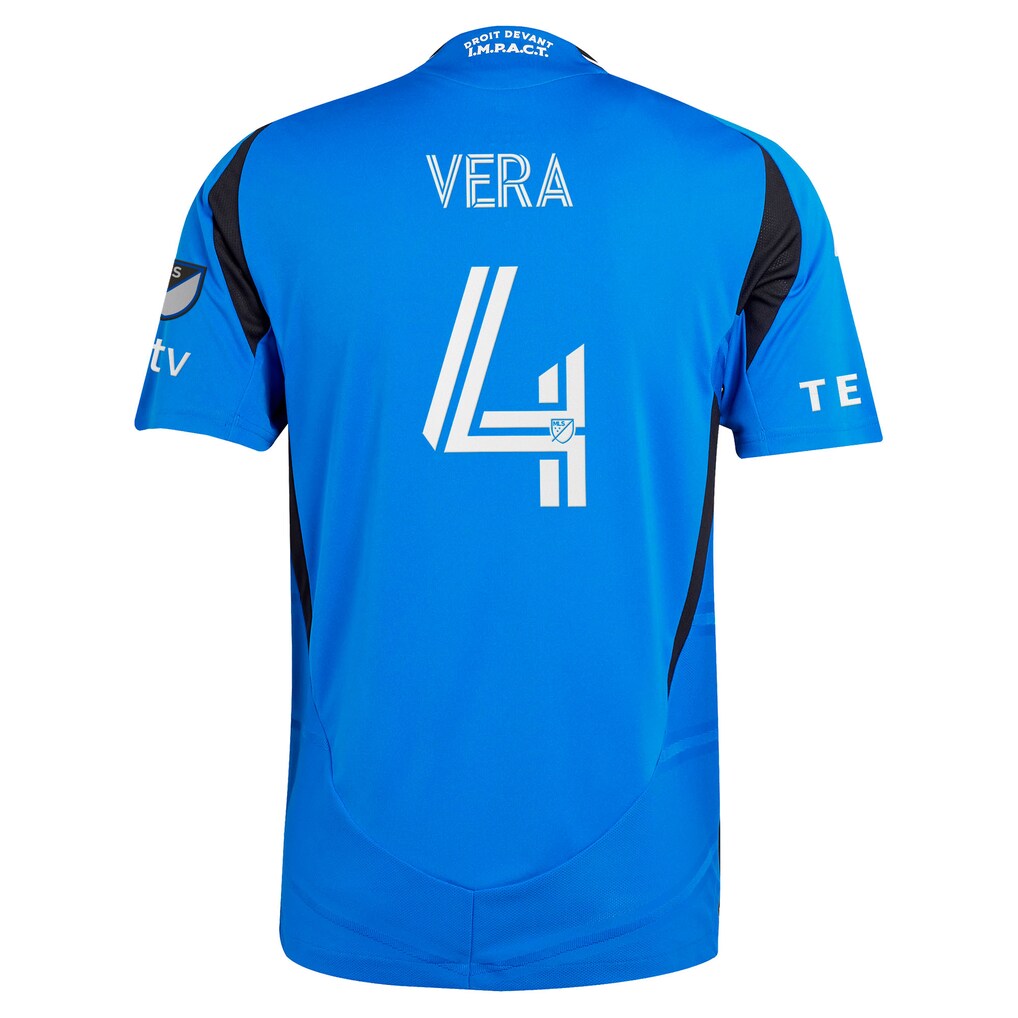 Brayan Vera CF Montreal adidas 2025 Montréal Original On-Field Authentic Jersey – Blue