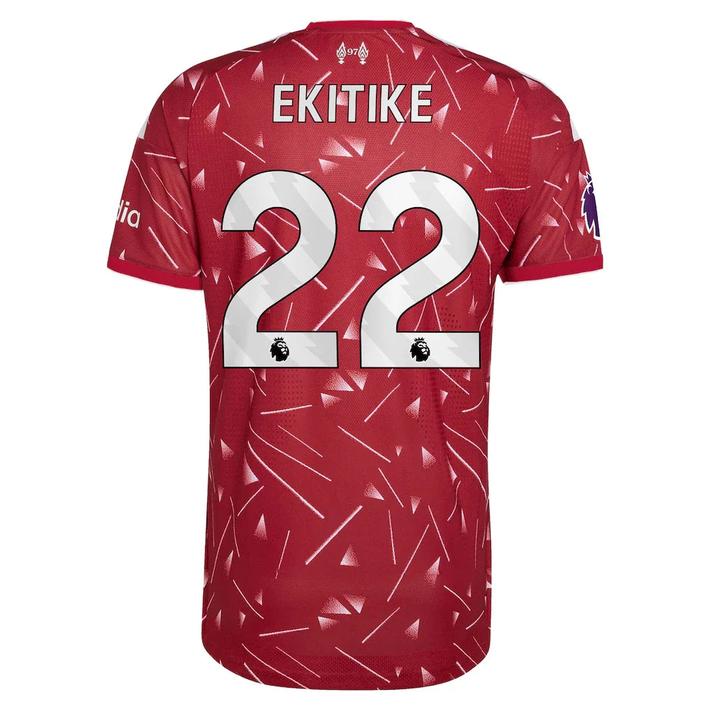 Hugo Ekitike Liverpool adidas 2026/27 Home On-Field Authentic Jersey - Red