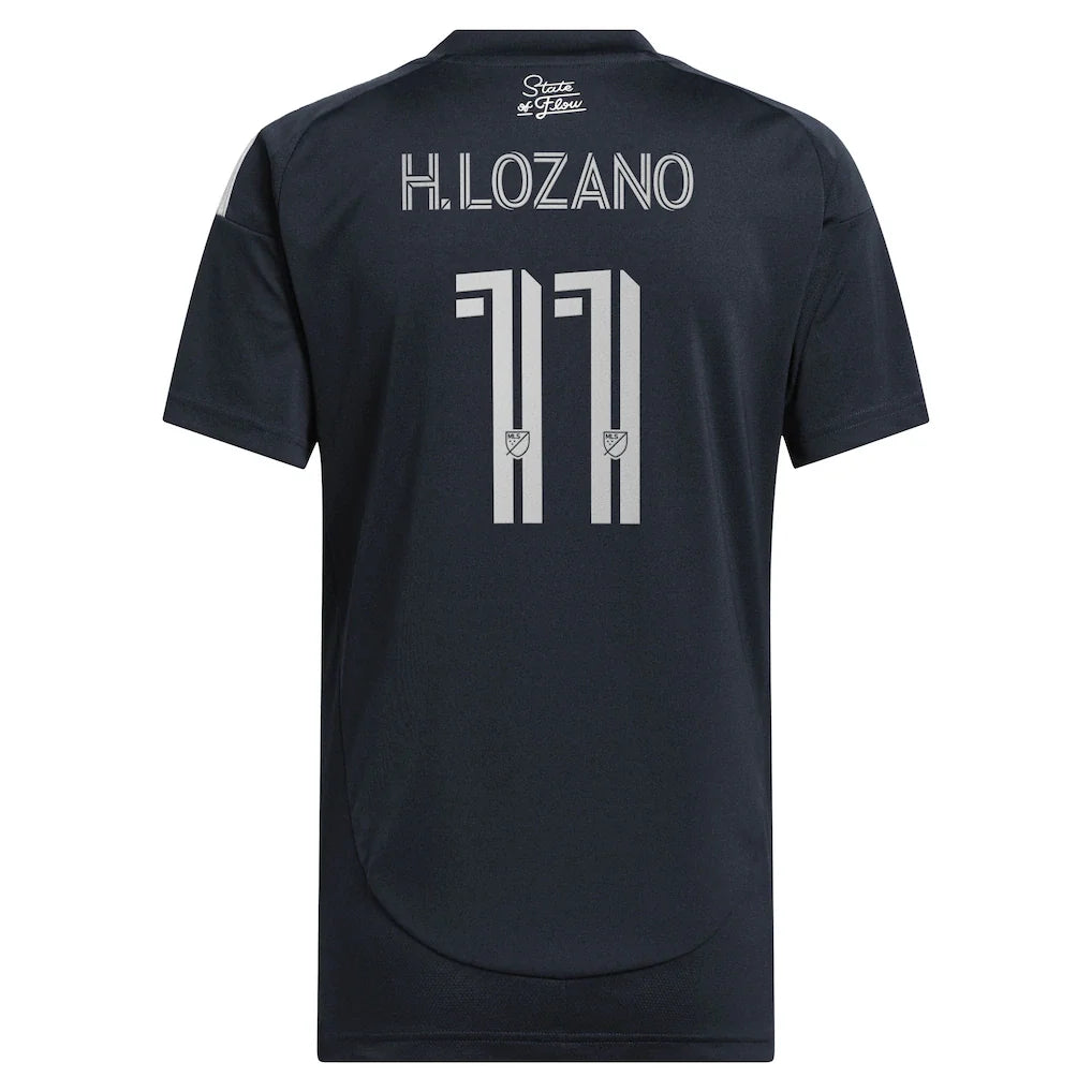 Hirving Lozano San Diego FC adidas Women's 2025 State of Flow Replica Player Jersey - Navy