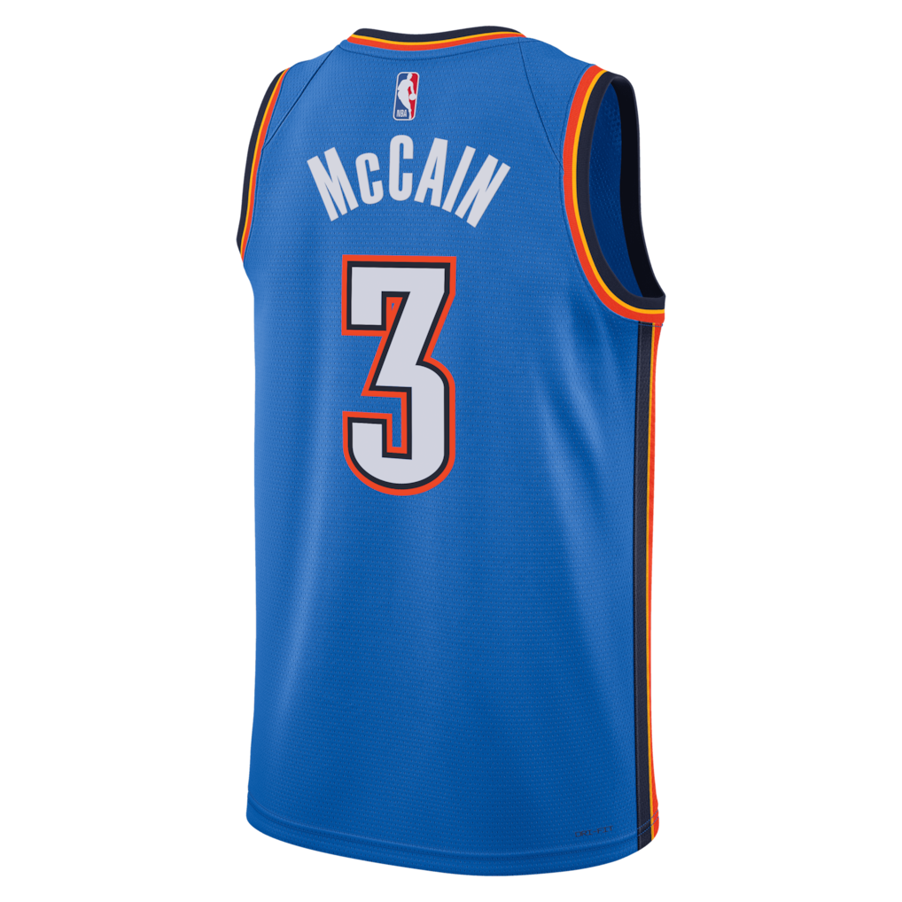 Jared McCain Oklahoma City Thunder Nike Unisex Swingman Jersey - Icon Edition - Blue