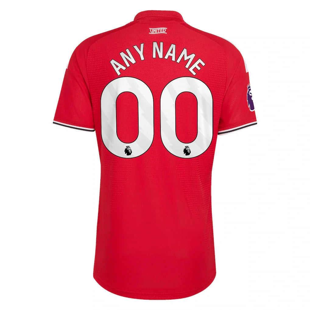 Manchester United adidas 2026/27 Home Authentic Custom Jersey - Red