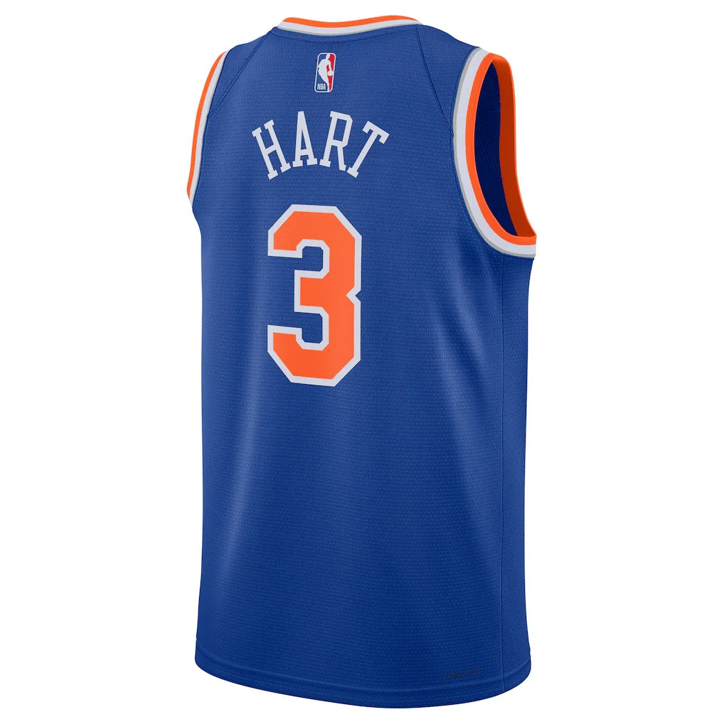 Josh Hart New York Knicks Nike Unisex Swingman Player Jersey - Icon Edition - Blue