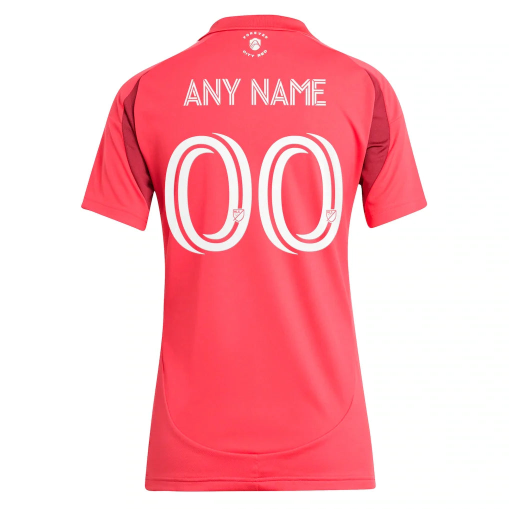St. Louis City SC adidas Women's 2025 Forever CITY Red Replica Custom Jersey - Red