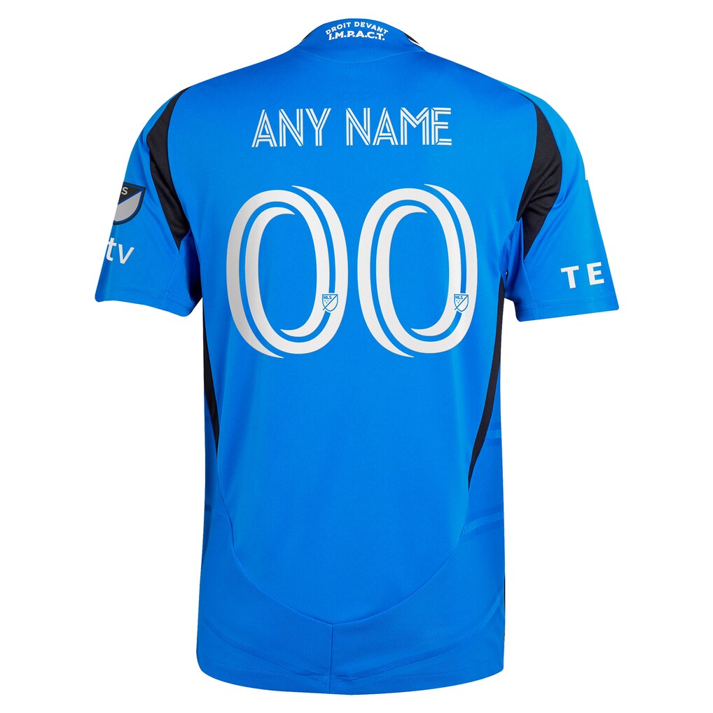 CF Montreal adidas 2025 Montréal Original On-Field Authentic Patch Custom Jersey - Blue