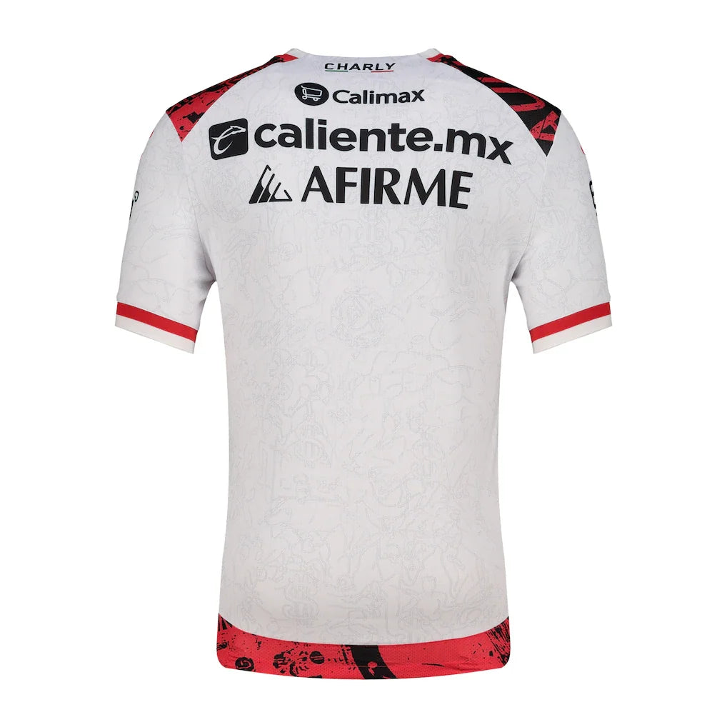 Club Tijuana Charly 2025/26 Away Authentic Jersey - White