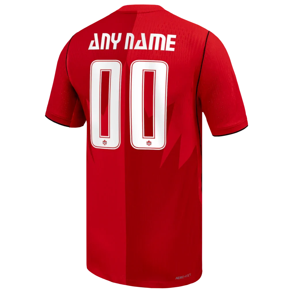 Canada Soccer Nike 2026 Home Match Authentic Custom Jersey - Red