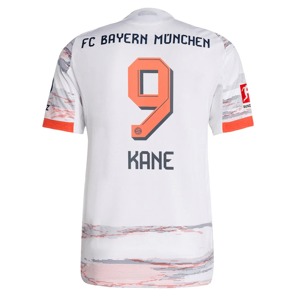 Harry Kane Bayern Munich adidas 2025/26 Away Authentic Player Jersey - White
