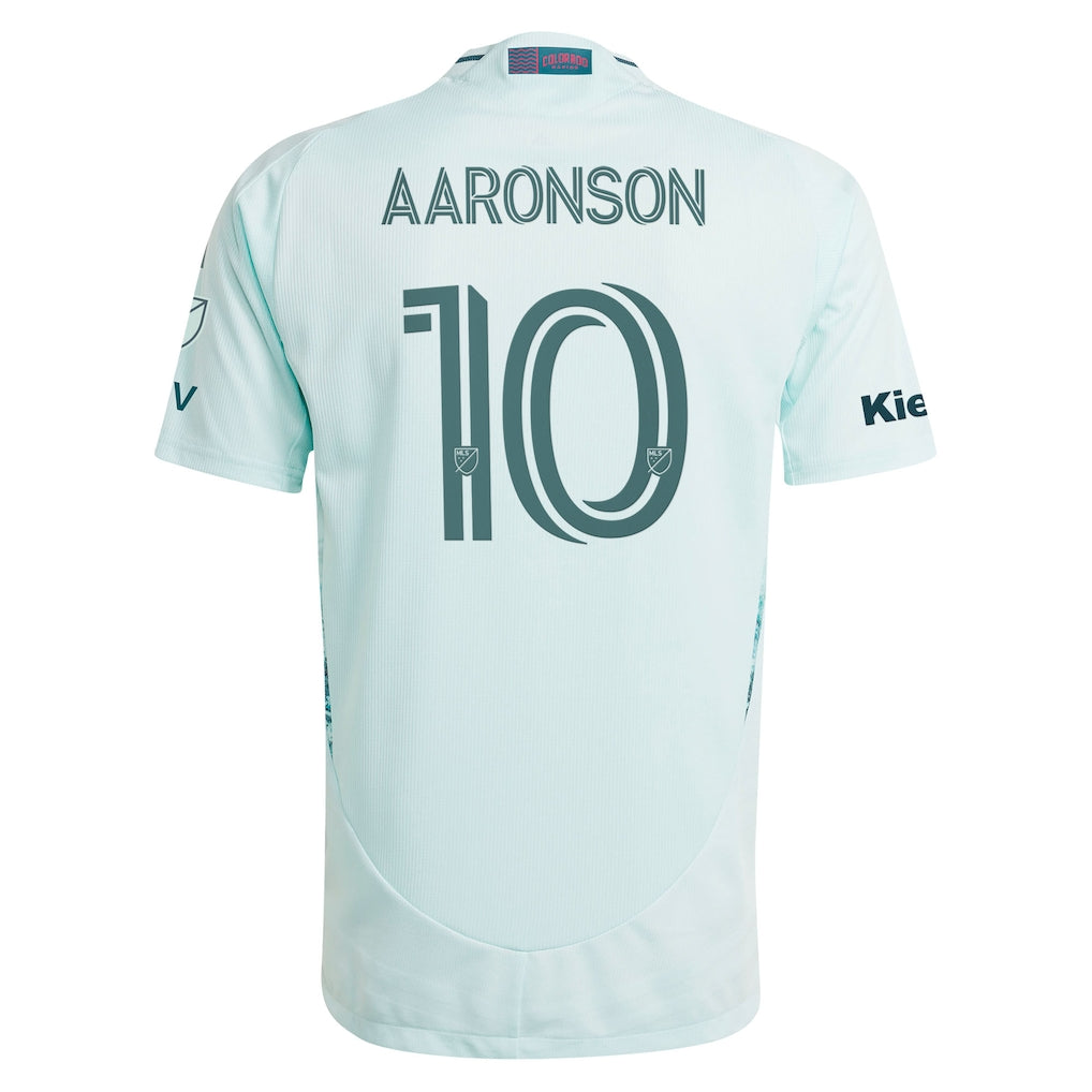 Paxten Aaronson Colorado Rapids adidas 2025 Headwaters On-Field Authentic Jersey - Green