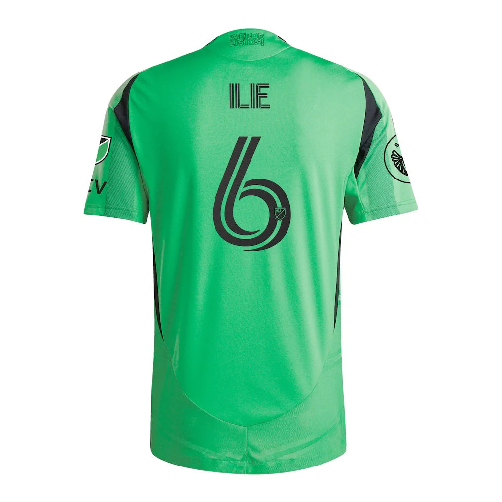 Ilie Sanchez Austin FC adidas 2025 The Heartbeat Kit Authentic Player Jersey - Green