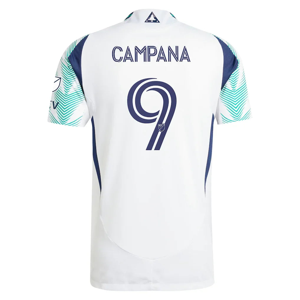 Leonardo Campana New England Revolution adidas 2025 Eastern White Pine x Flag of New England Authentic Player Jersey - White