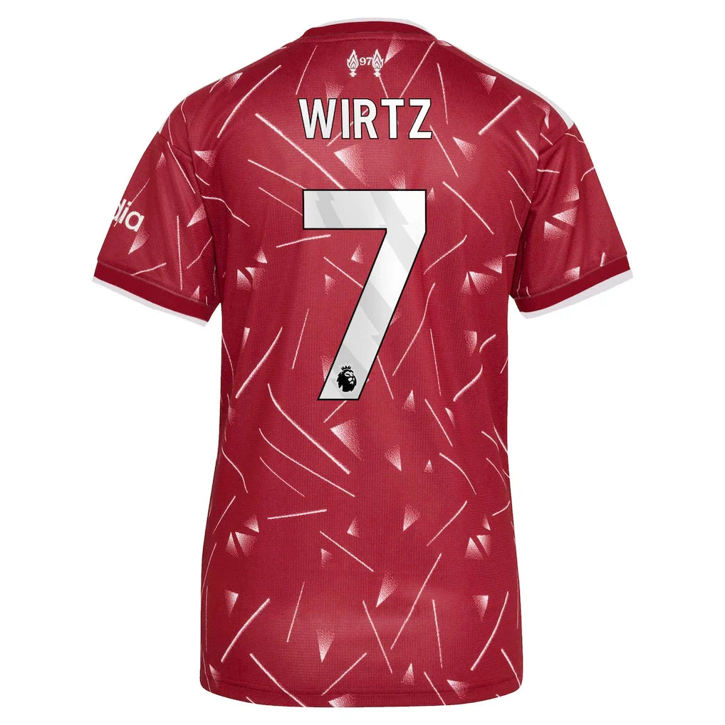 Florian Wirtz Liverpool adidas Women's 2026/27 Home Replica Jersey - Red