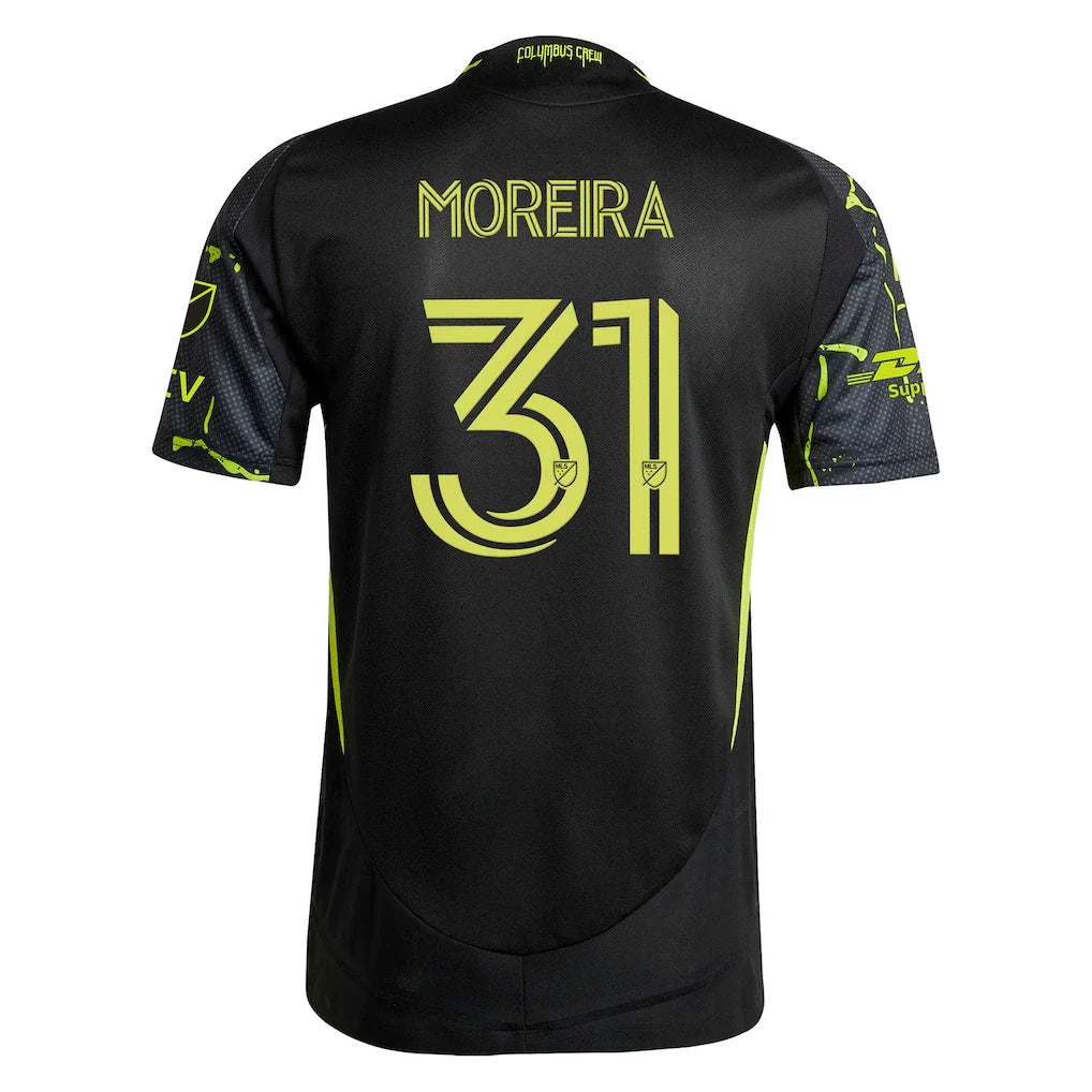 Steven Moreira Columbus Crew adidas 2025 The Goosebumps Kit On-Field Authentic Jersey – Black
