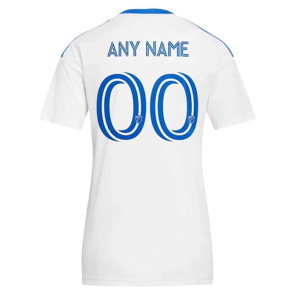 CF Montreal adidas Women's 2026 The Procure Jersey Replica Custom Jersey - White