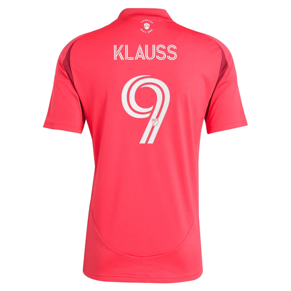 João Klauss St. Louis City SC adidas 2025 Forever CITY Red Replica Player Jersey - Red