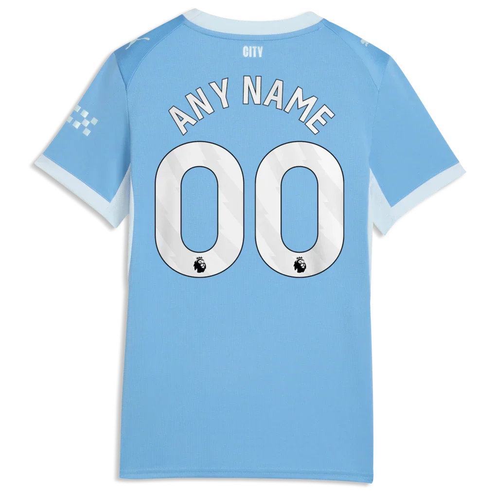 Manchester City Puma Women's 2026/27 Home Replica Custom Jersey - Light Blue