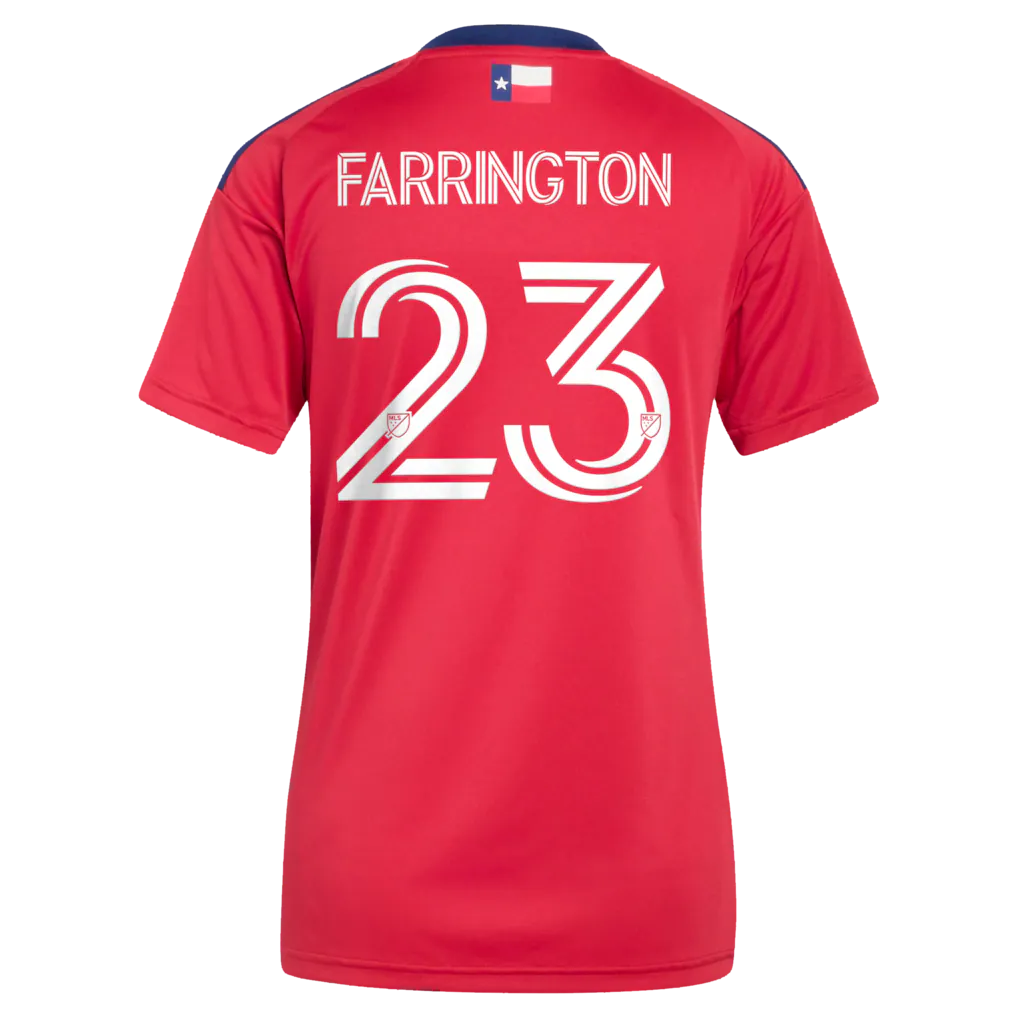 Logan Farrington FC Dallas adidas Women's 2026 DNA Kit Replica Jersey - Red