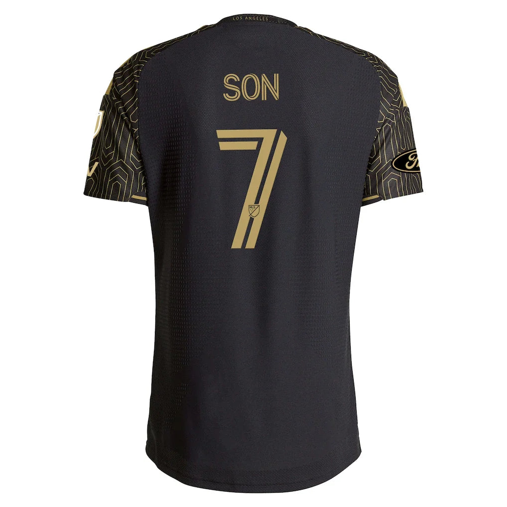 Son Heung-Min LAFC adidas 2026 Primary Kit On-Field Authentic Patch Jersey - Black