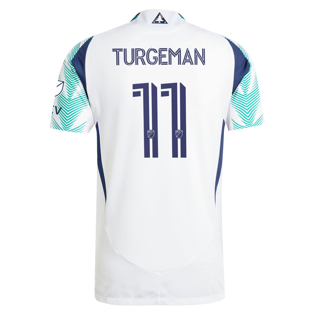 Dor Turgeman New England Revolution adidas 2025 Eastern White Pine x Flag of New England On-Field Authentic Jersey – White