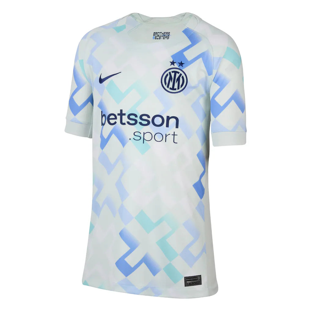 Inter Milan Nike Youth 2025/26 Away Replica Jersey - Aqua