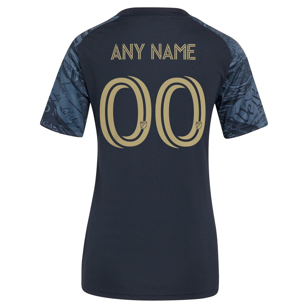 Philadelphia Union adidas Women's 2026 1776 Kit Replica Custom Jersey - Navy