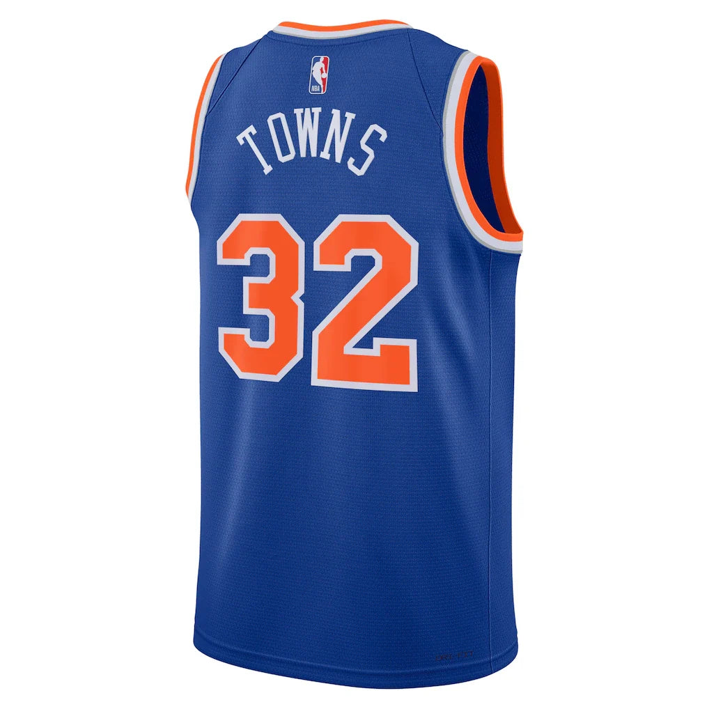 Karl-Anthony Towns New York Knicks Nike Unisex Swingman Jersey - Icon Edition - Blue