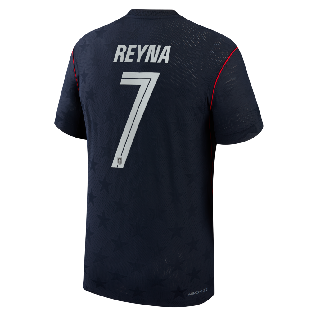 Giovanni Reyna USMNT Nike 2026 Away Match Authentic Jersey - Blue