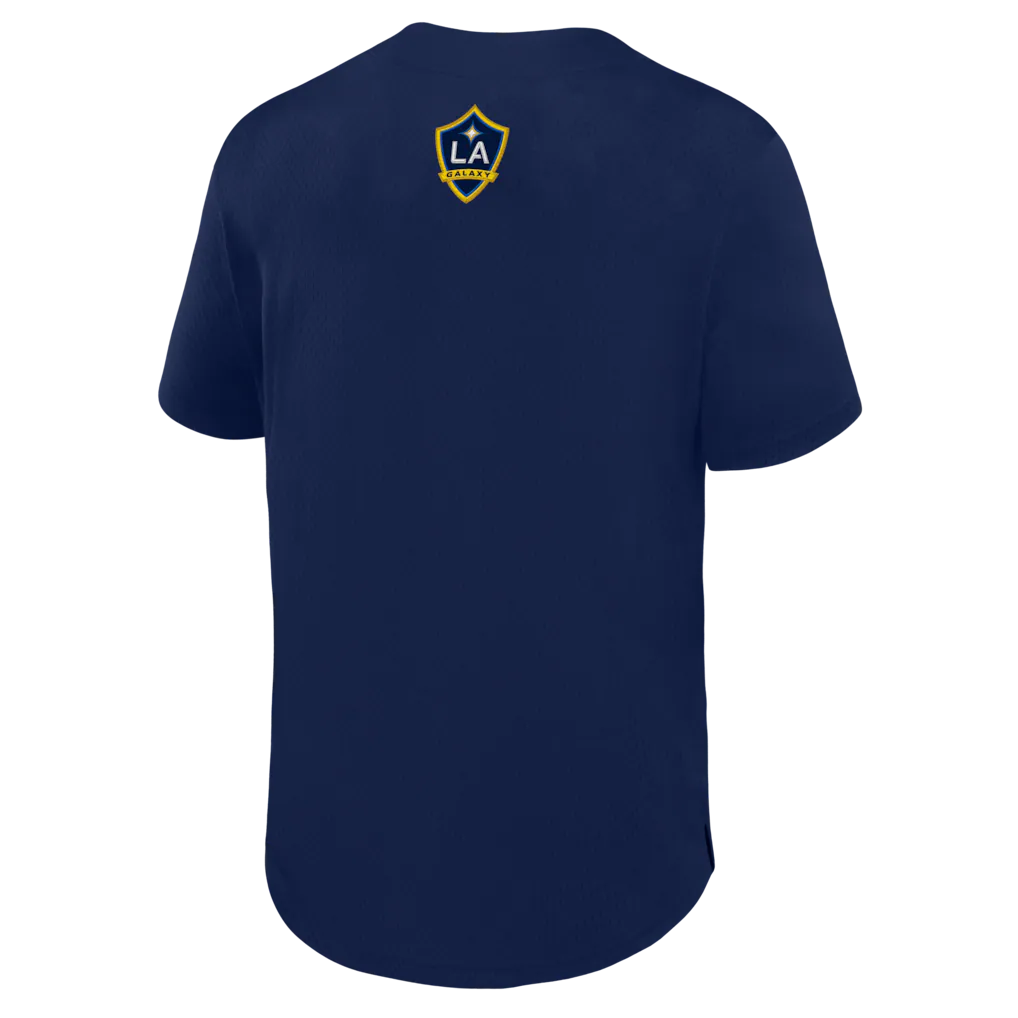 LA Galaxy Fanatics Maximum Intensity Button-Up Jersey  - Navy