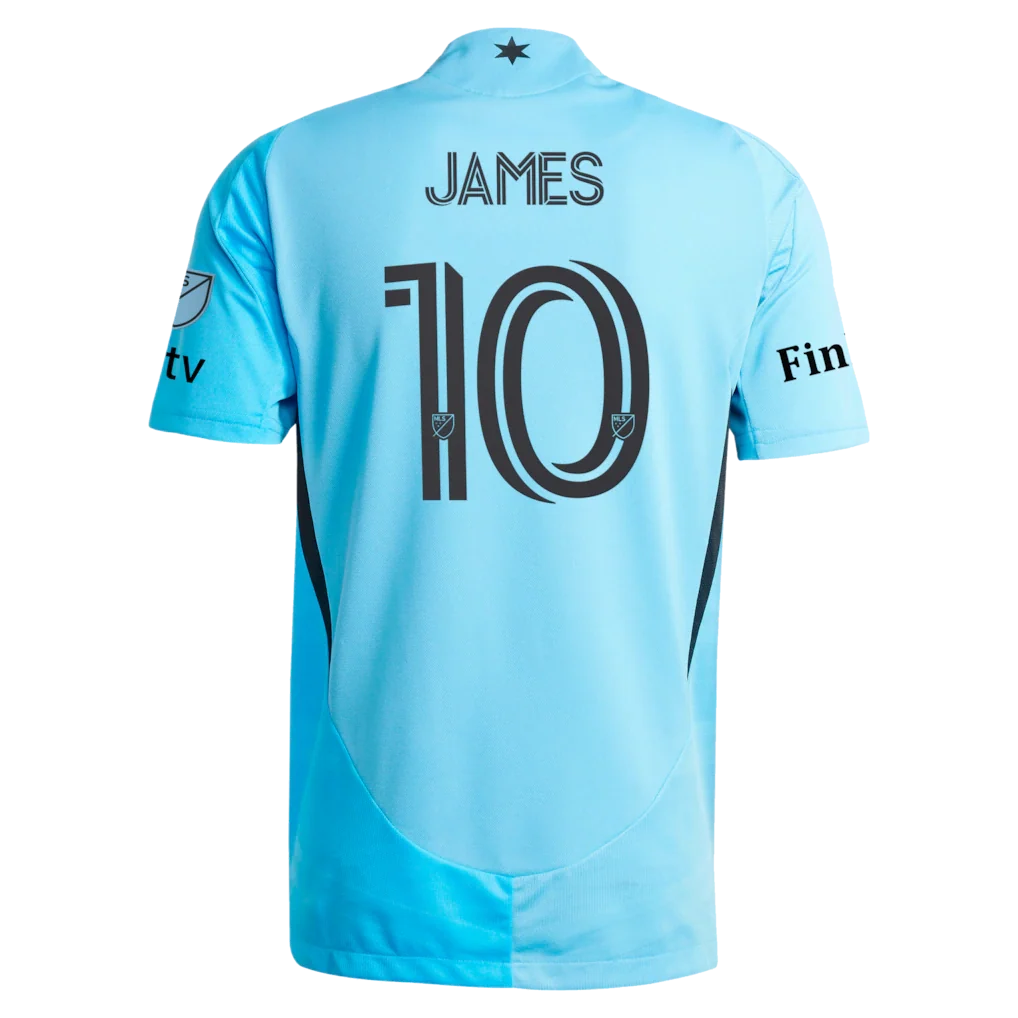 James Rodriguez Minnesota United FC adidas 2025 CONVERGENCE On-Field Authentic Jersey – Blue
