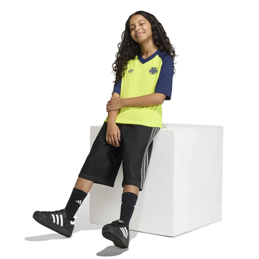 Colombia National Team adidas Youth 2026 Pre-Match Top - Yellow