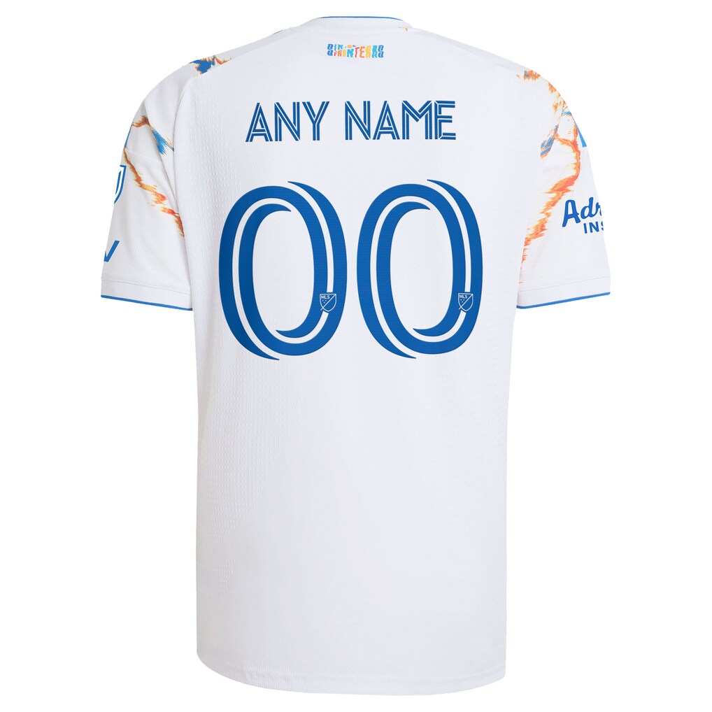 San Diego FC adidas  2026 Unprecedented Unity Kit On-Field Authentic Patch Custom Jersey - White