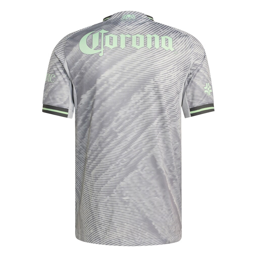 Club America adidas 2025 Third On Field Authentic Jersey - Gray