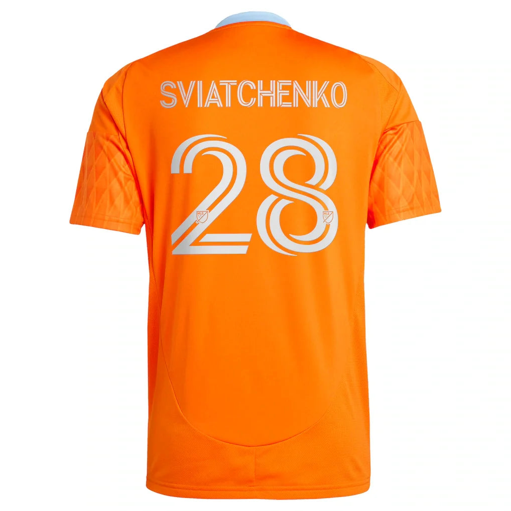 Erik Sviatchenko Houston Dynamo FC adidas 2025 Season 20 Replica Player Jersey - Orange