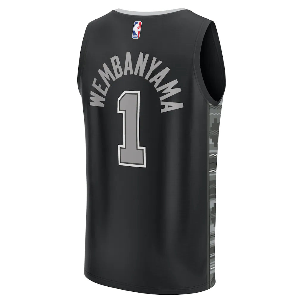 Victor Wembanyama San Antonio Spurs Fanatics Fast Break Player Jersey - Statement Edition - Black