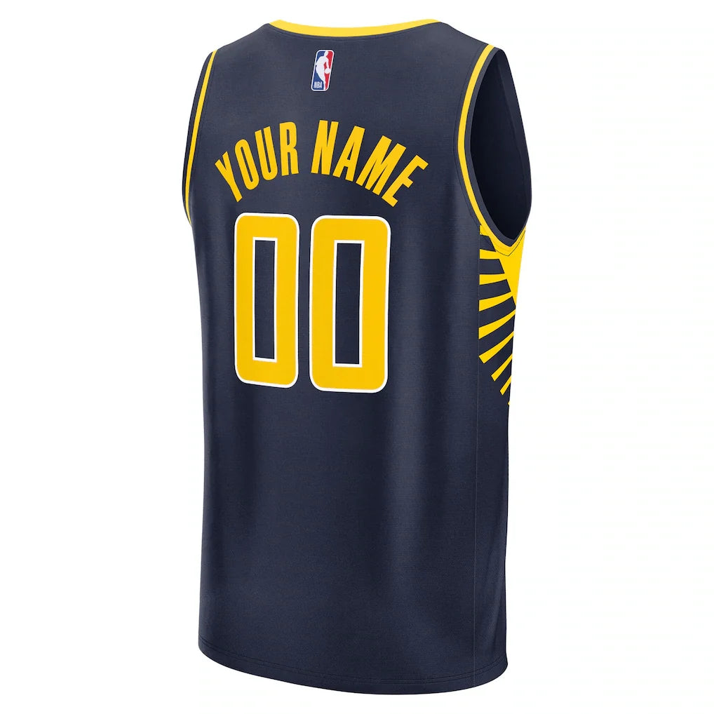 Indiana Pacers Fanatics Fast Break Custom Jersey - Icon Edition - Navy