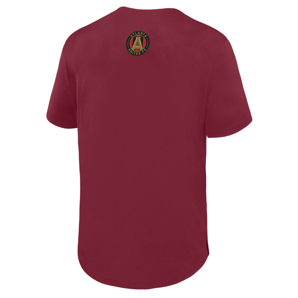 Atlanta United FC Fanatics Maximum Intensity Button-Up Jersey  - Red