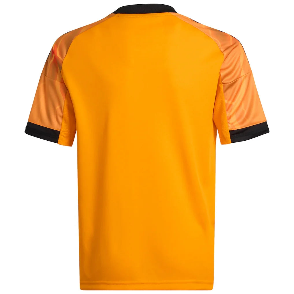 AS Roma adidas Youth 2025/26 Away Replica Jersey - Orange