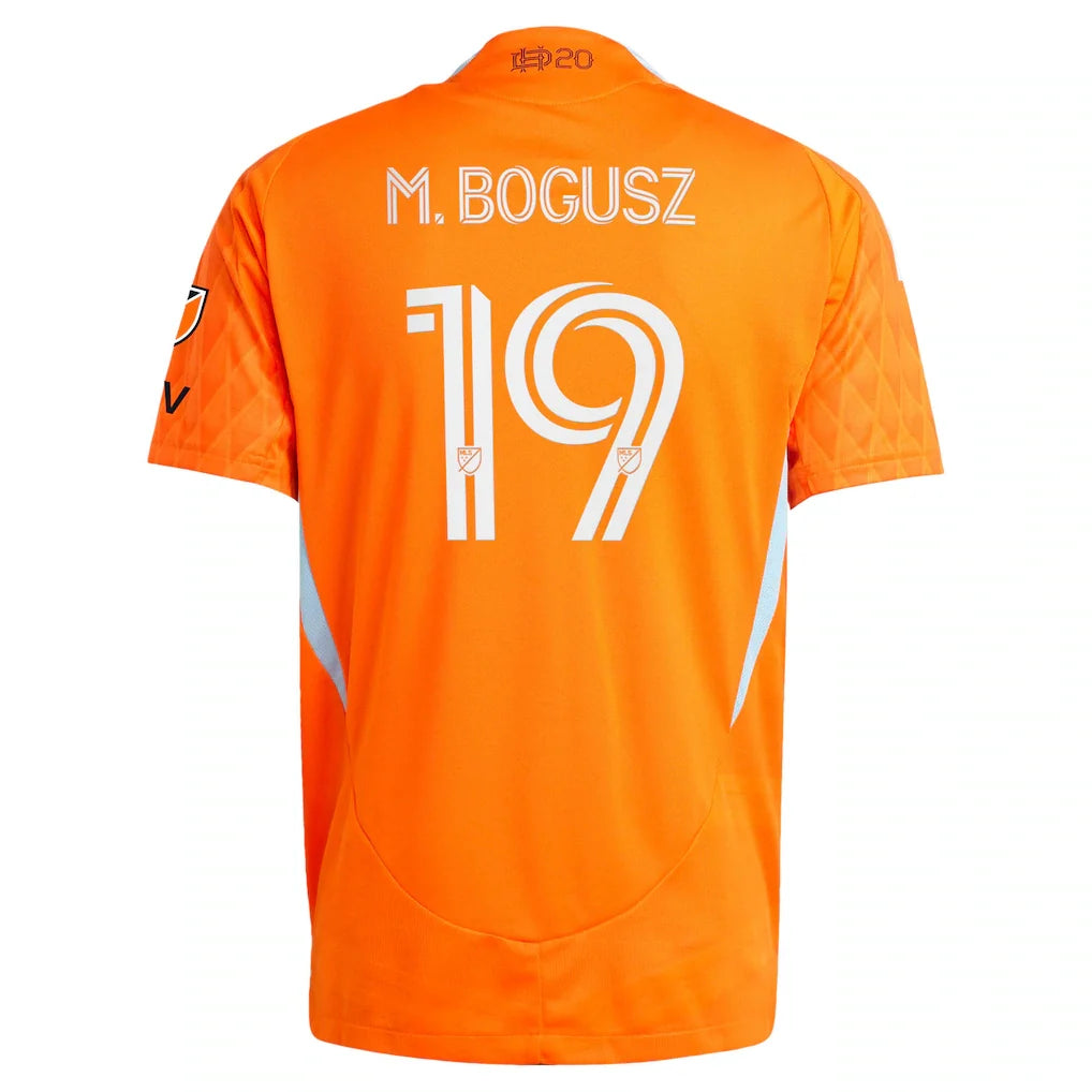 Mateusz Bogusz Houston Dynamo FC adidas 2025 Season 20 On-Field Authentic Jersey - Orange