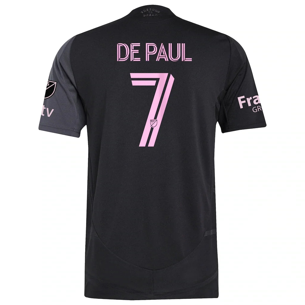 Rodrigo De Paul Inter Miami CF adidas 2025 The Fortitude Kit Authentic Player Jersey - Black