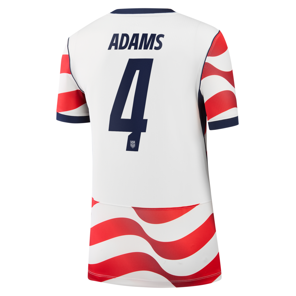 Tyler Adams USMNT Nike Women's 2026 Home Stadium Replica Jersey - White
