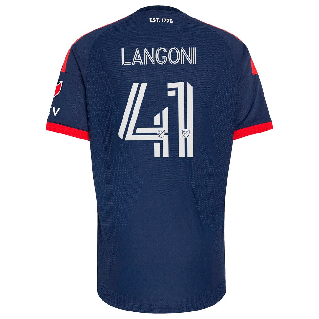 Luca Langoni New England Revolution adidas 2026 Independence Day On-Field Authentic Jersey - Blue