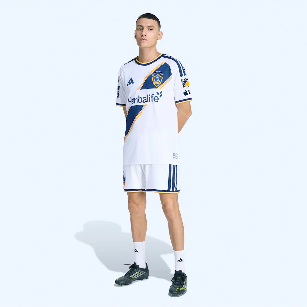 LA Galaxy adidas 2026 The VeloCITY Kit On-Field Authentic Patch Jersey - White