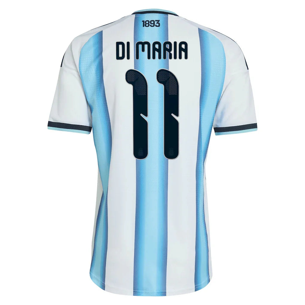 Angel Di Maria Argentina National Team adidas 2026 Home Authentic Jersey - White