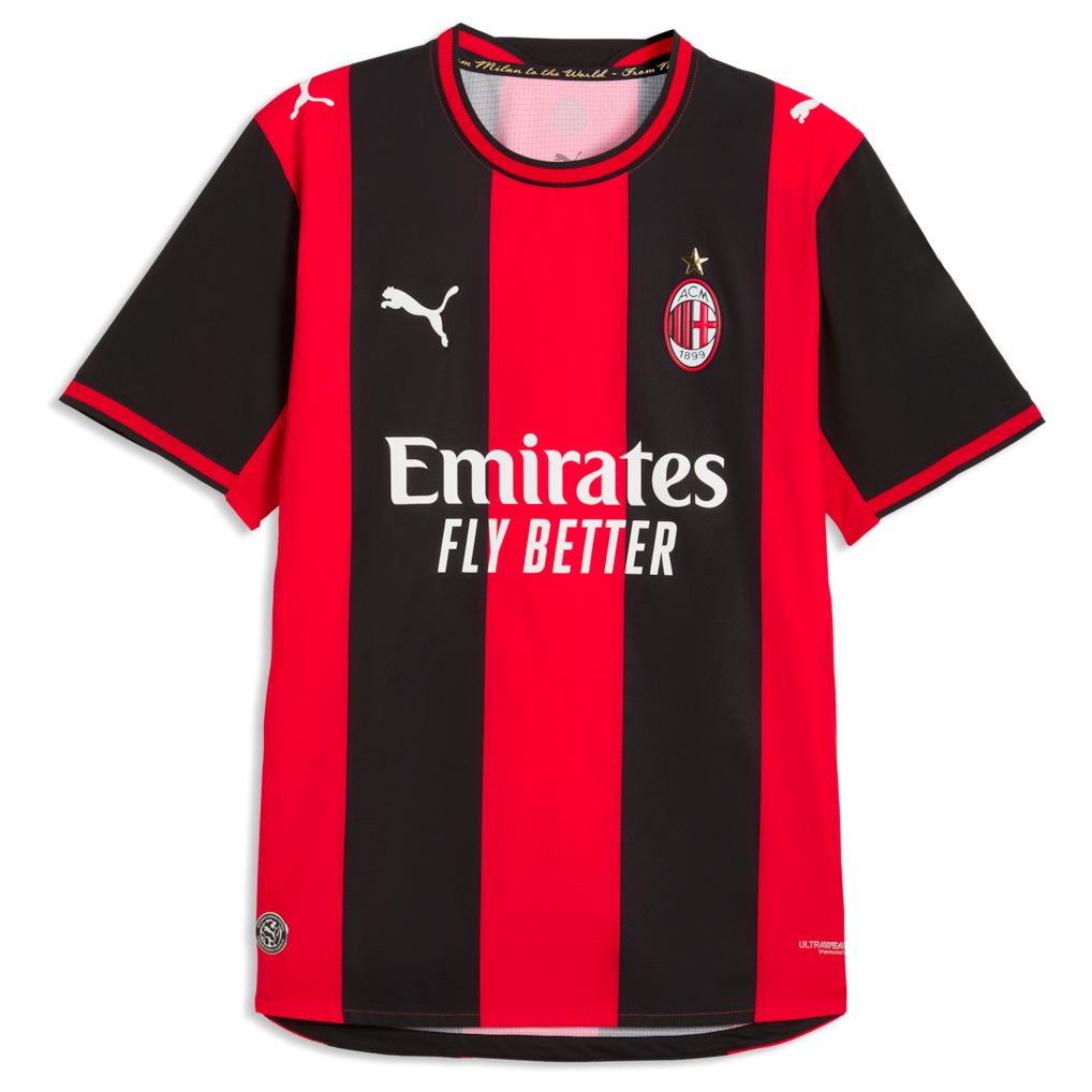 AC Milan Puma 2026/27 Home On-Field Authentic Jersey - Black/Red