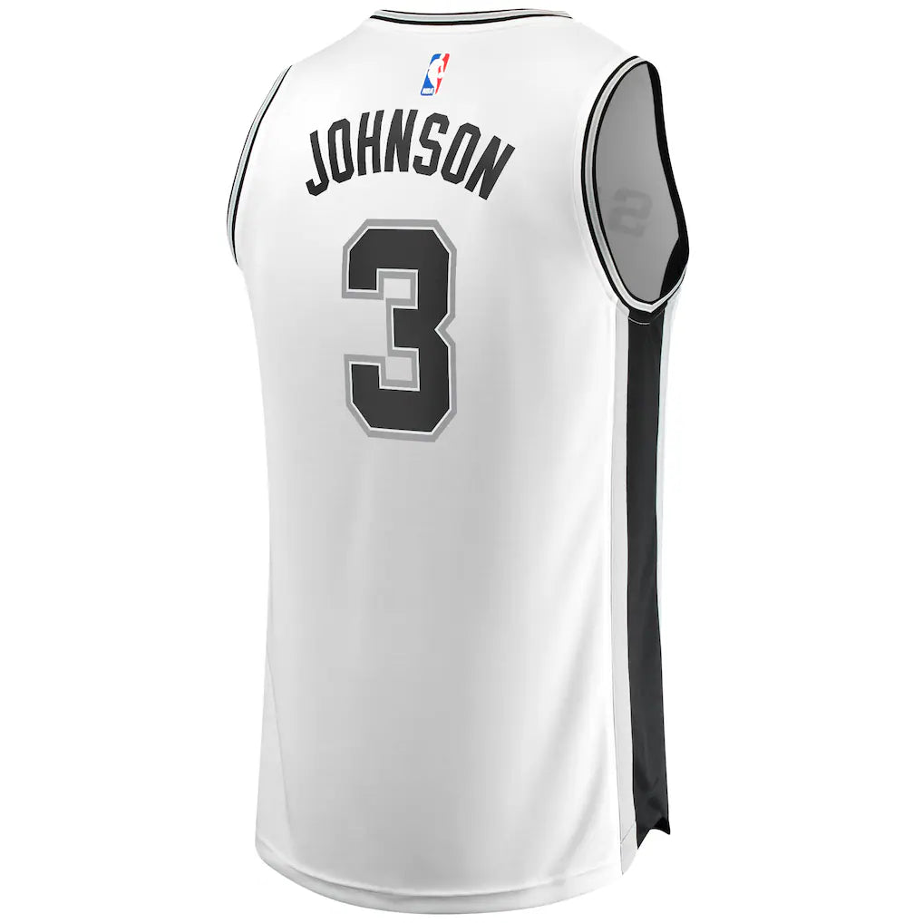 Keldon Johnson San Antonio Spurs Fanatics Fast Break Association Jersey - White