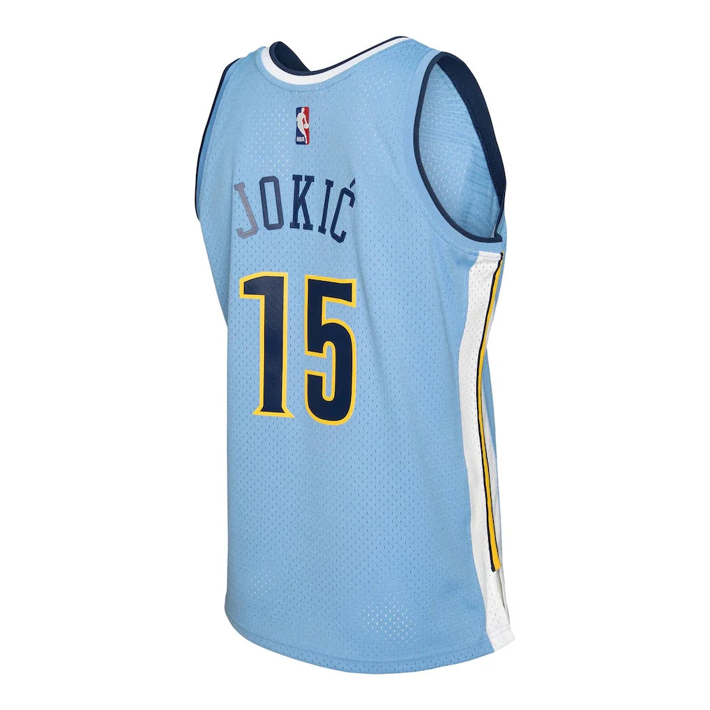 Nikola Jokic Denver Nuggets Mitchell & Ness 2016/17 Swingman Jersey - Light Blue