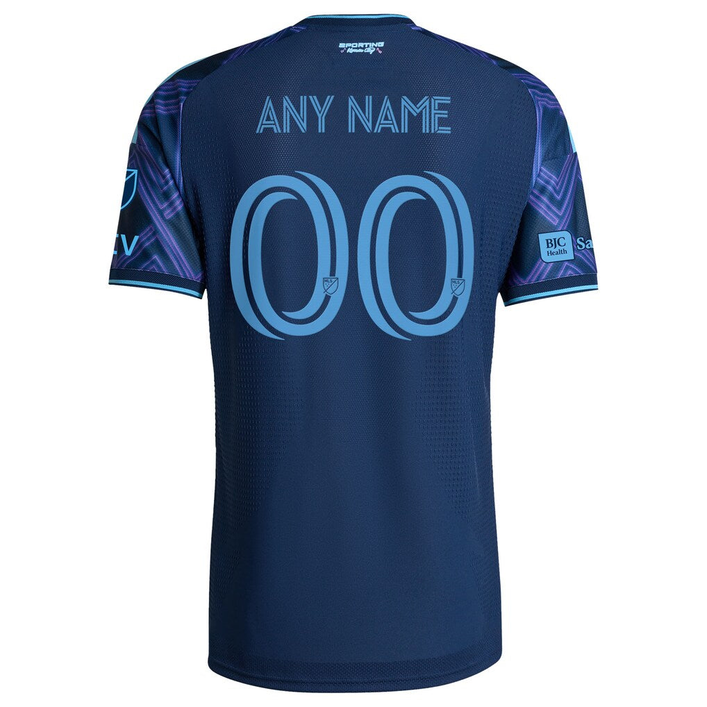 Sporting Kansas City adidas 2026 The 18th & Vine Kit On-Field Authentic Patch Custom Jersey - Blue
