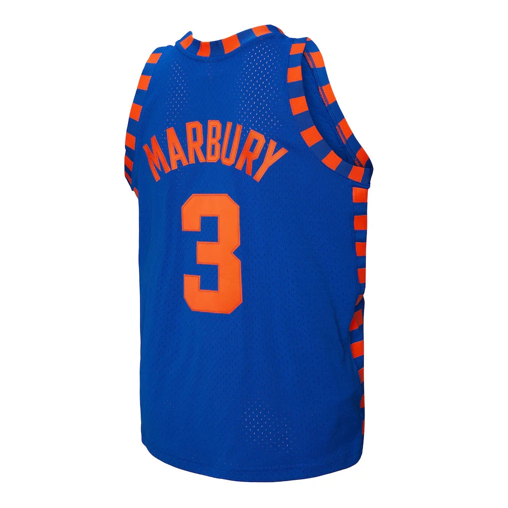 Stephon Marbury New York Knicks Mitchell & Ness 2005/06 Hardwood Classics Swingman Jersey - Blue
